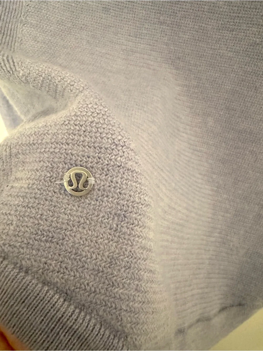 Lululemon Moreno Wool Sit In Lotus Sweater Heathered Lavender Dusk